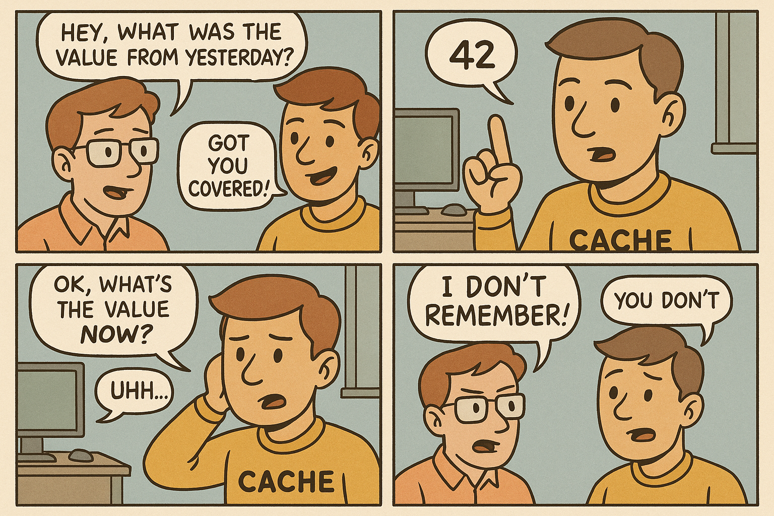Caching: The Friend Who Remembers Everything (Except When It Matters)